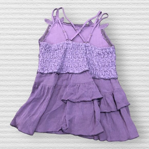 Chelsea & Violet | Sleeveless | Square Neck | Lace | Tiered | Tank Top - Picture 2 of 5